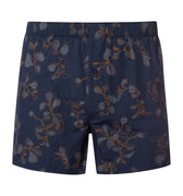 Fancy Woven Boxer | Navy Ink Leaves 74013-3033